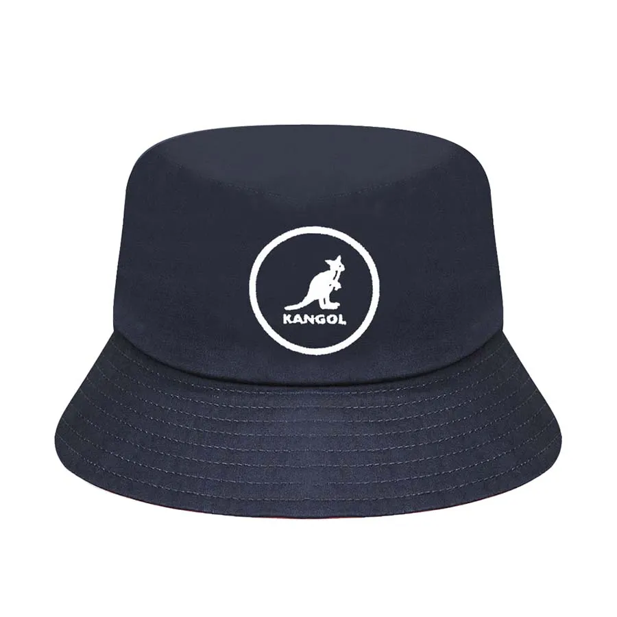 KANGOL Cotton Bucket-Navy-M