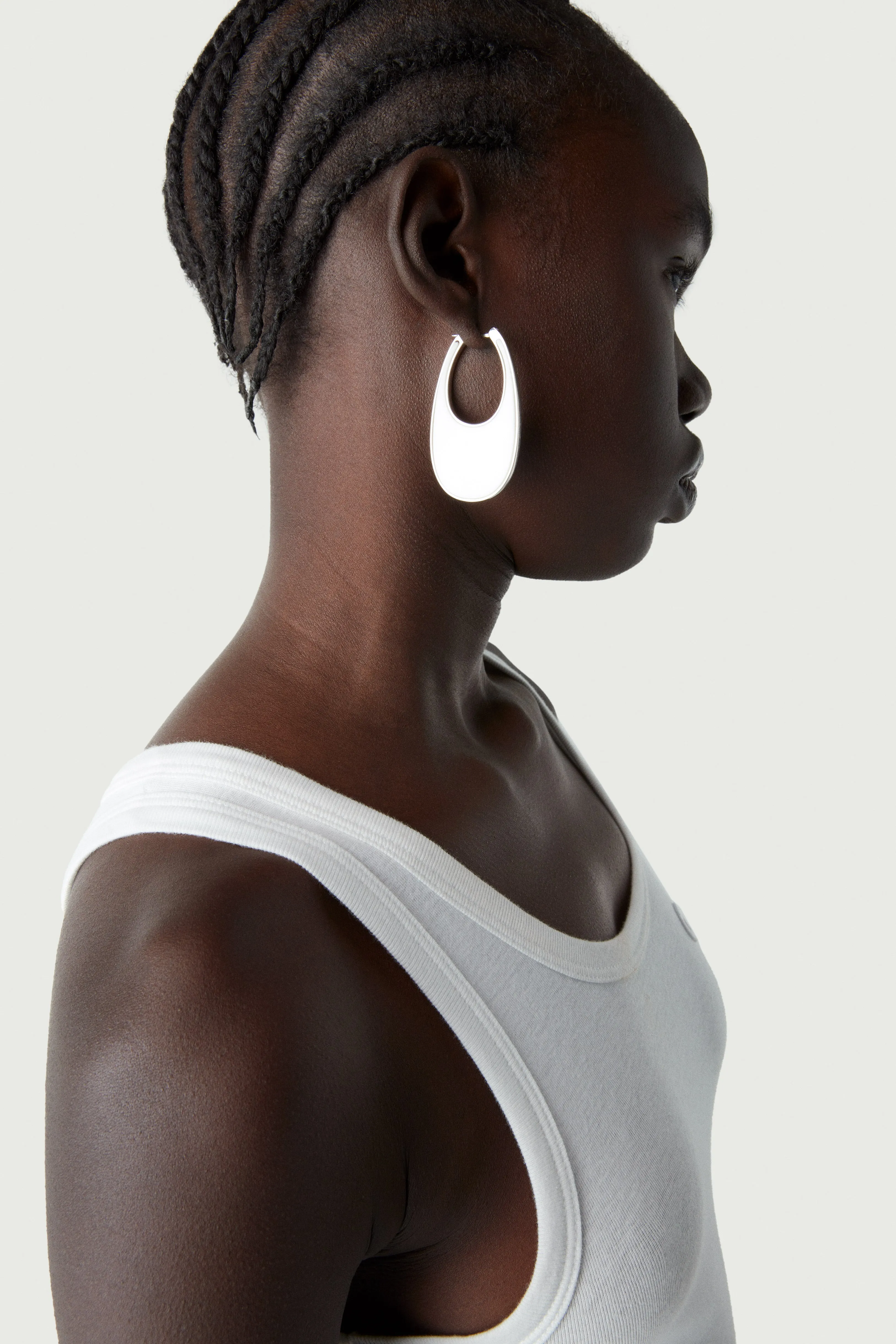 Large Swipe Earring
