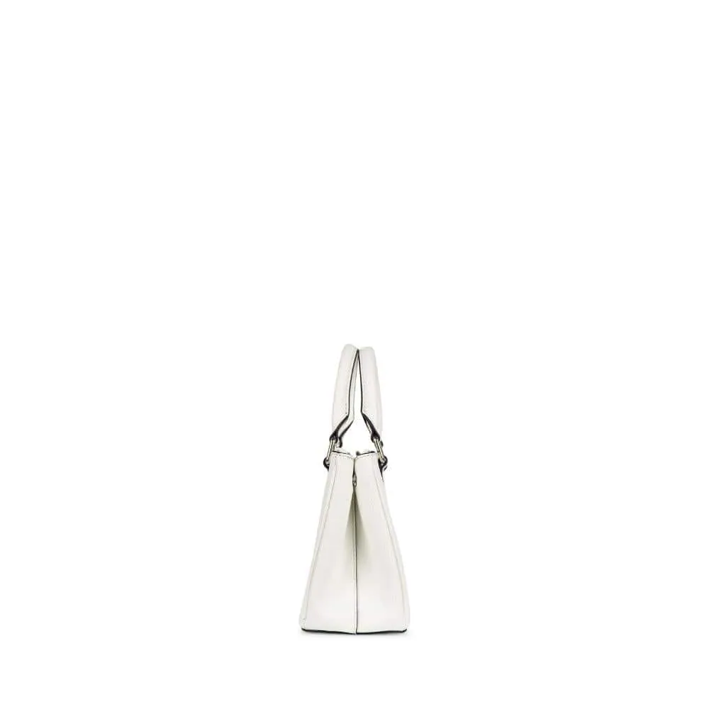 Le Gigi - Sac à main 2-en-1 en cuir vegan pearl