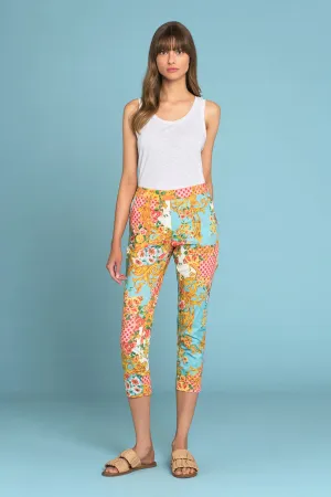 Lightweight Cotton Pant - Camargue Bloom Print