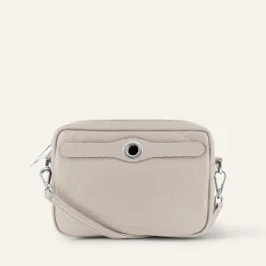 Millie Crossbody | Porcelain with Silver hardware
