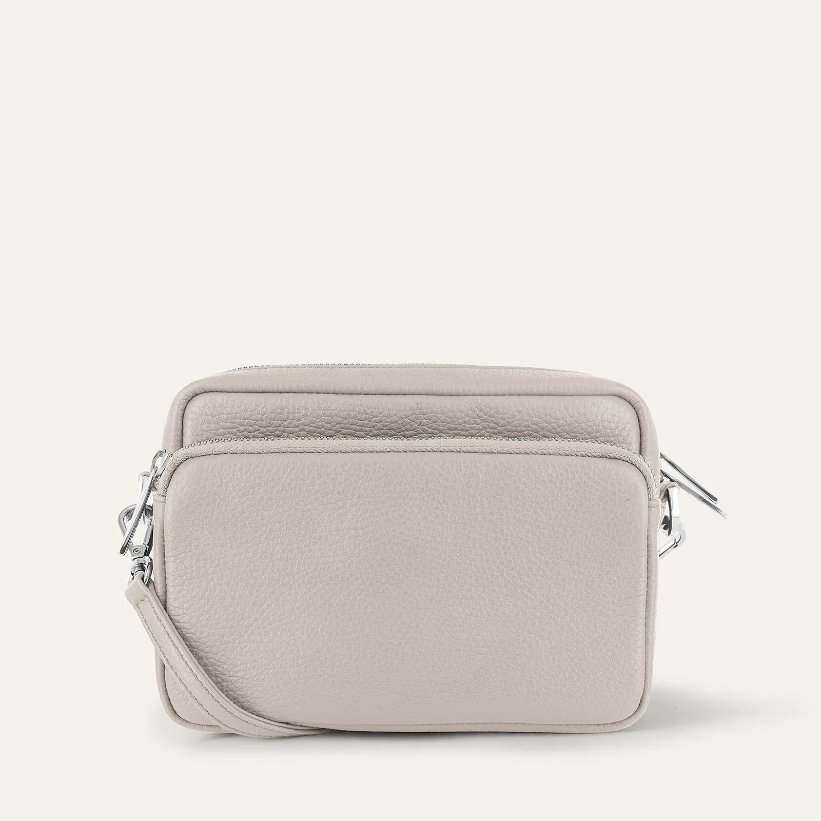 Millie Crossbody | Porcelain with Silver hardware
