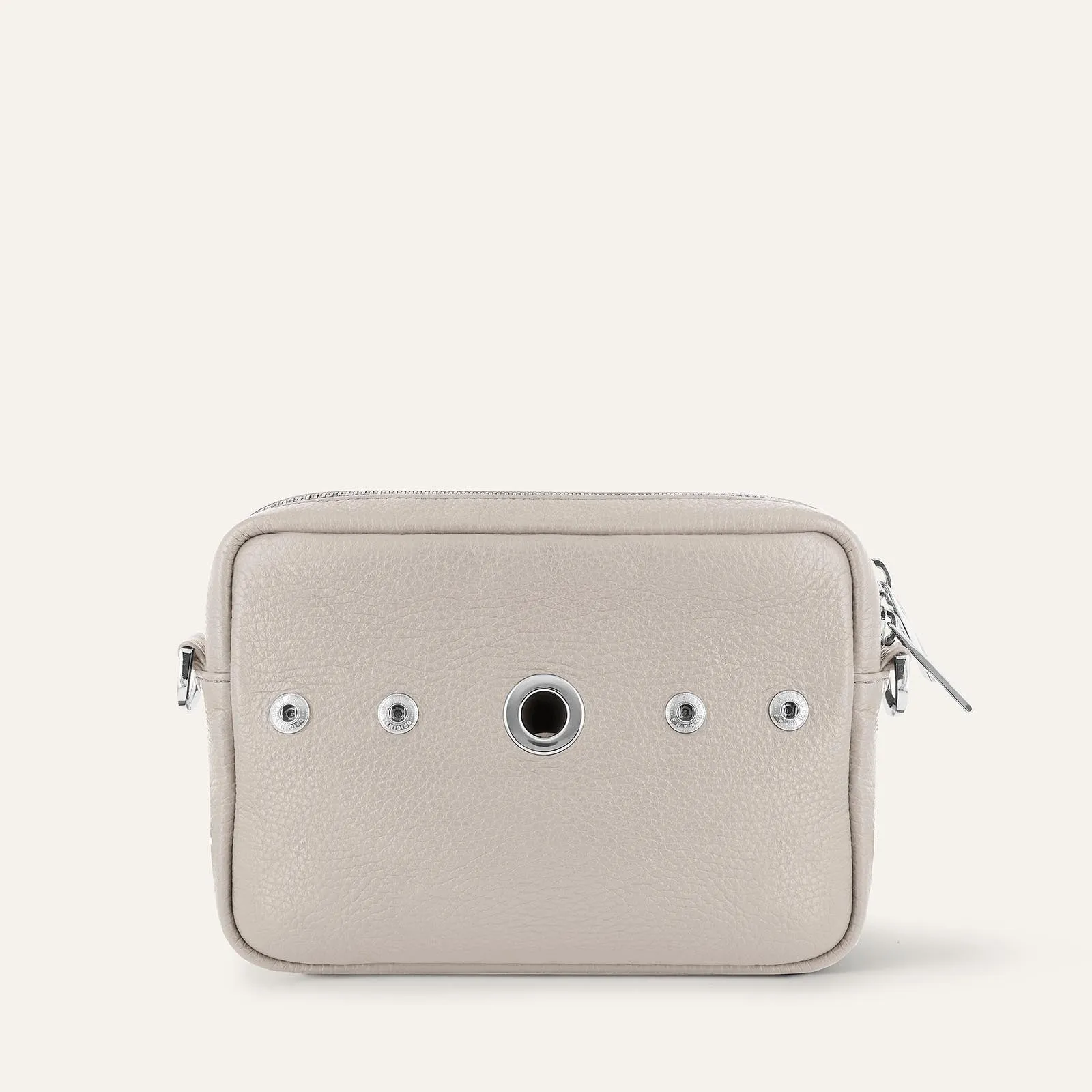 Millie Crossbody | Porcelain with Silver hardware