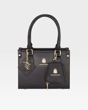 Mini Tote Bag in Black