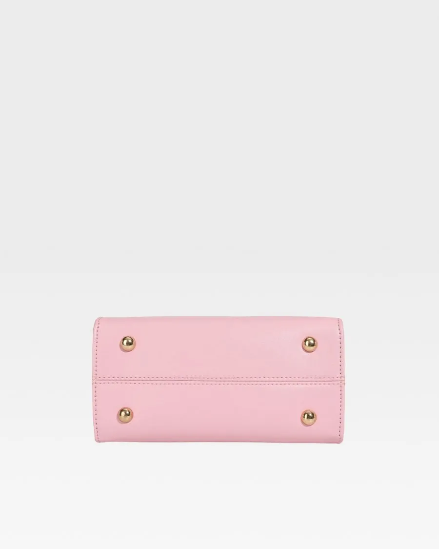 Mini Tote Bag in Bubble Gum Pink