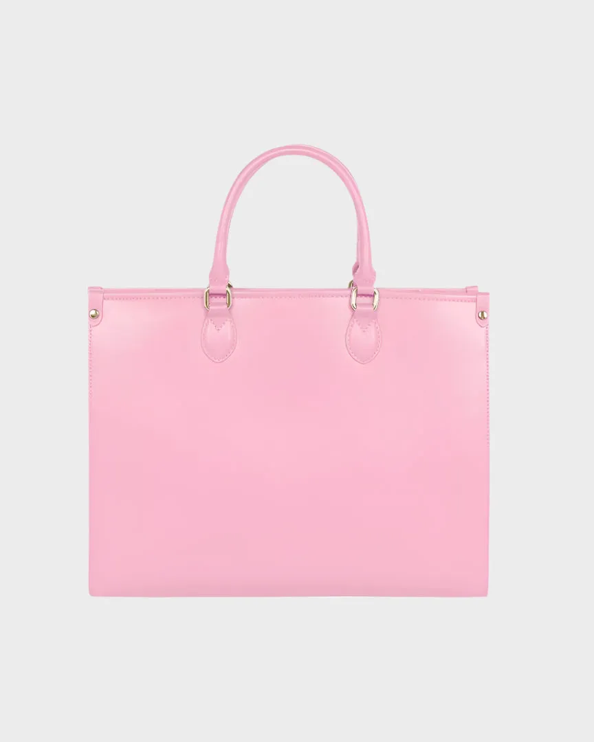 Mini Tote Bag in Bubble Gum Pink