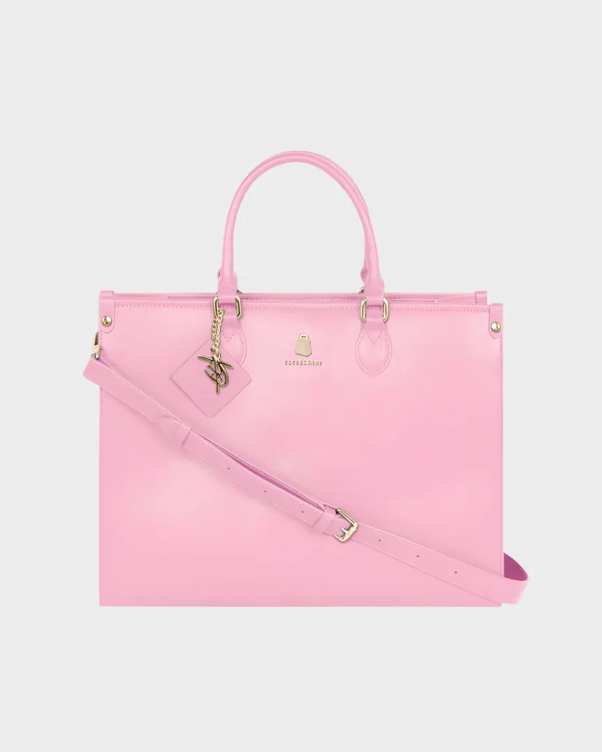 Mini Tote Bag in Bubble Gum Pink