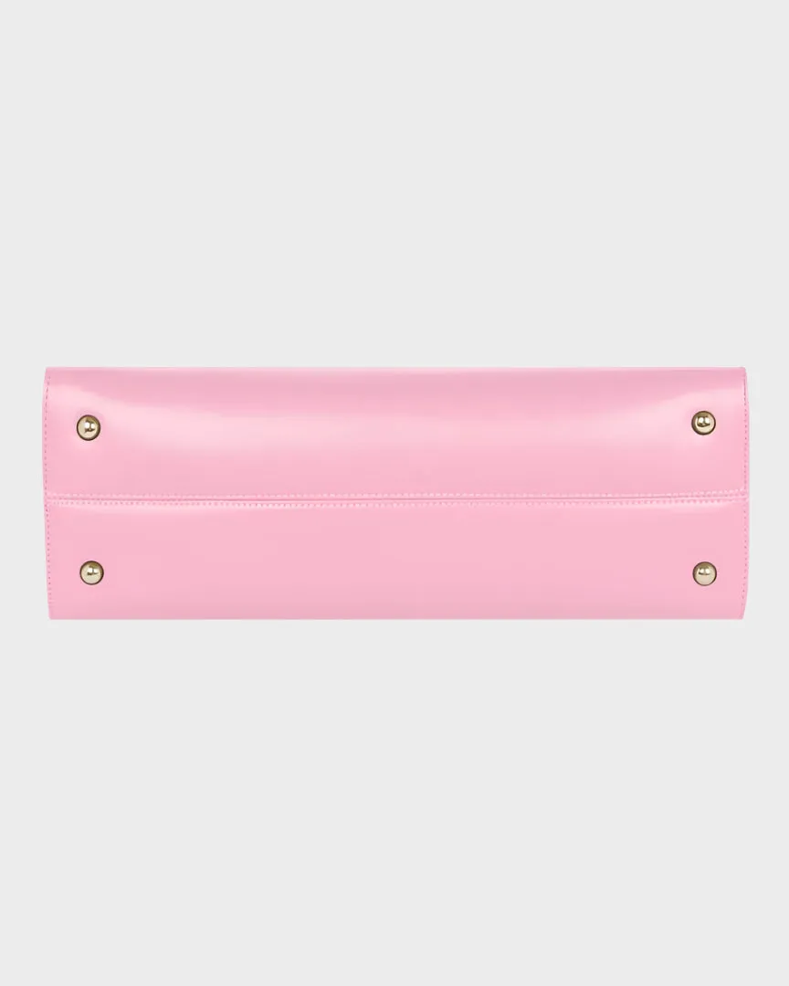Mini Tote Bag in Bubble Gum Pink