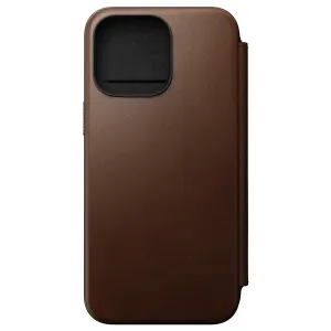 Modern Leather Folio for iPhone 15 Series | Nomad Leather
