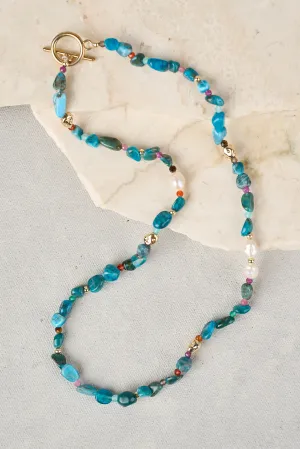 Natural Stone Necklace - Multicolour
