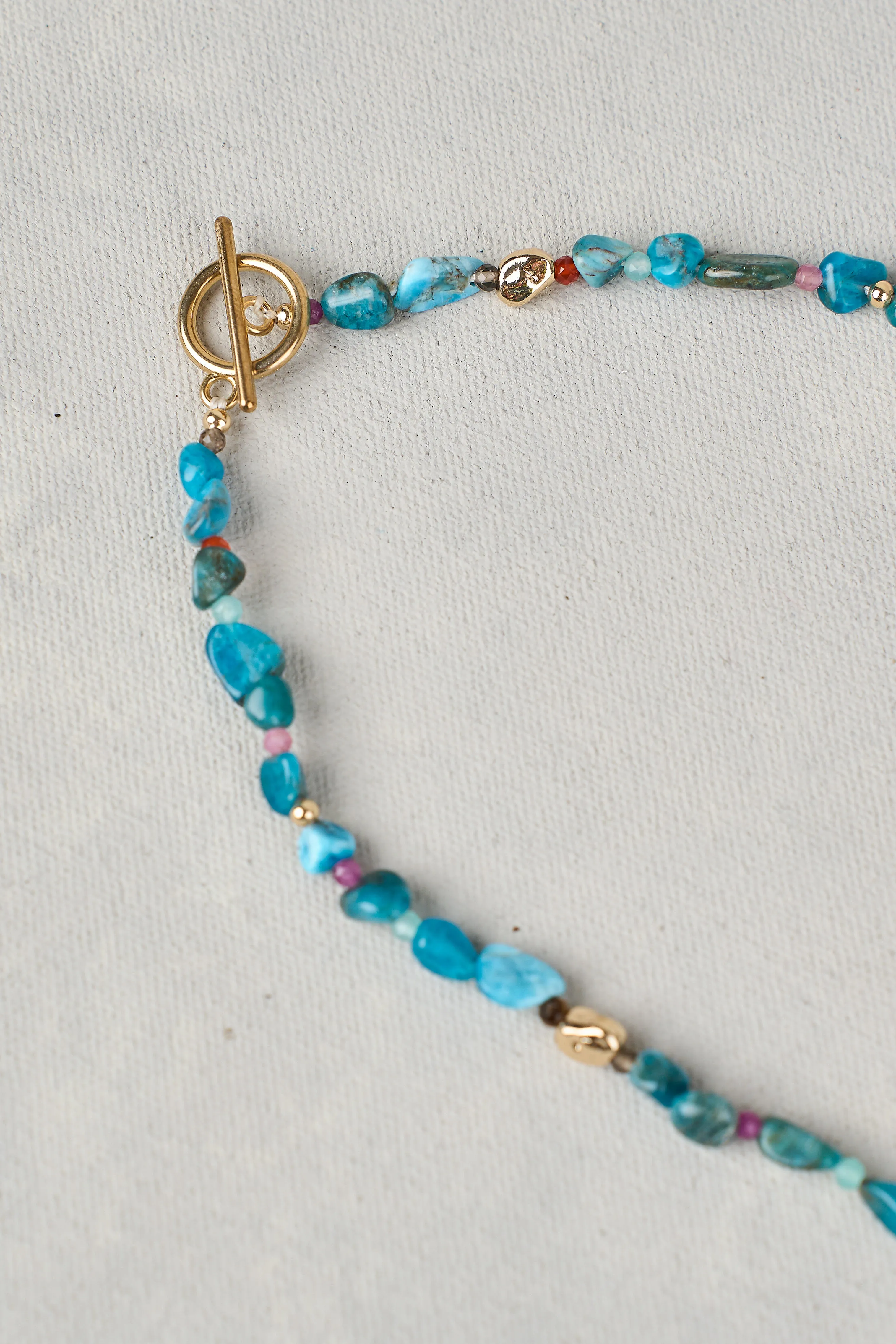 Natural Stone Necklace - Multicolour