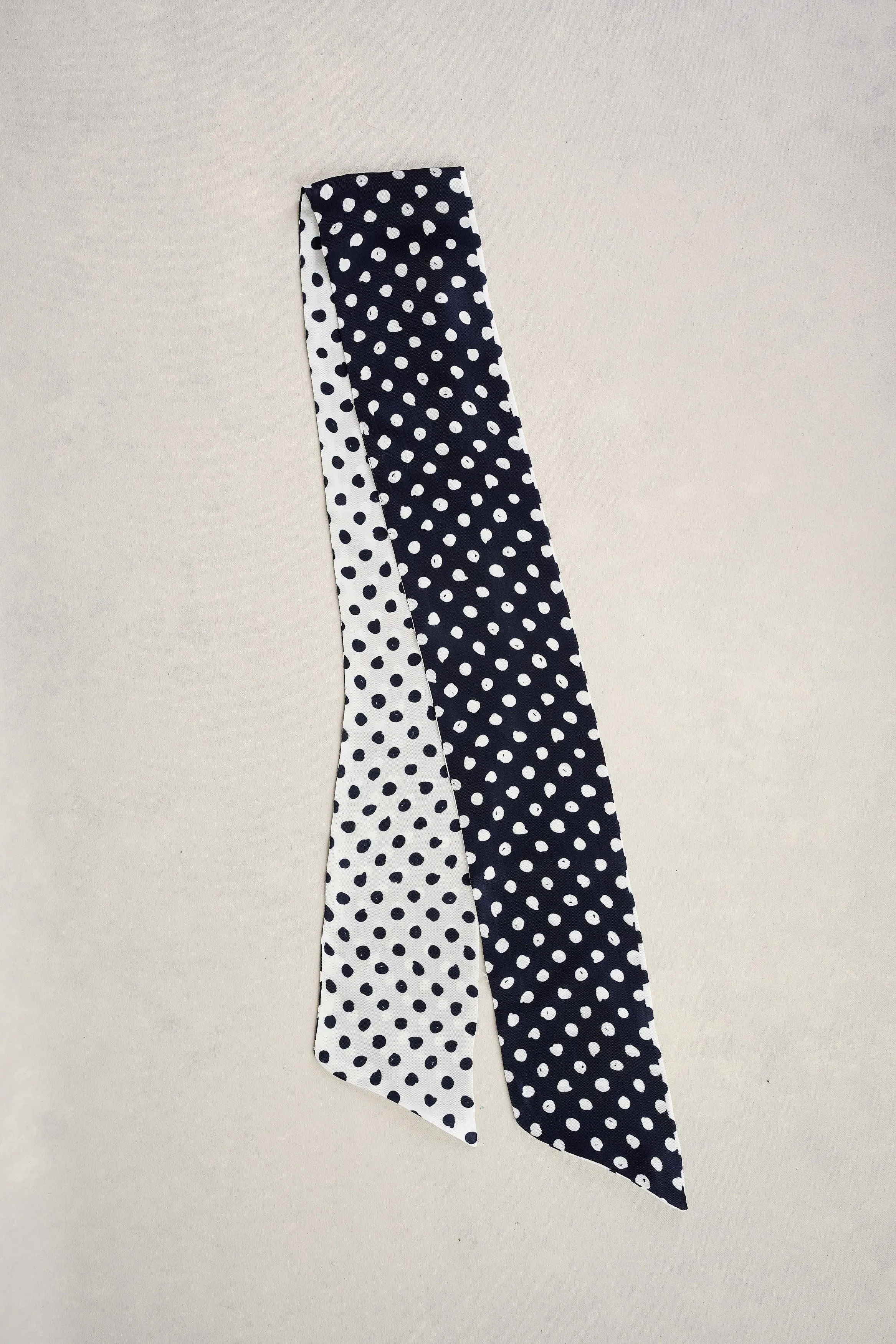 Navy Spot Silk Necktie