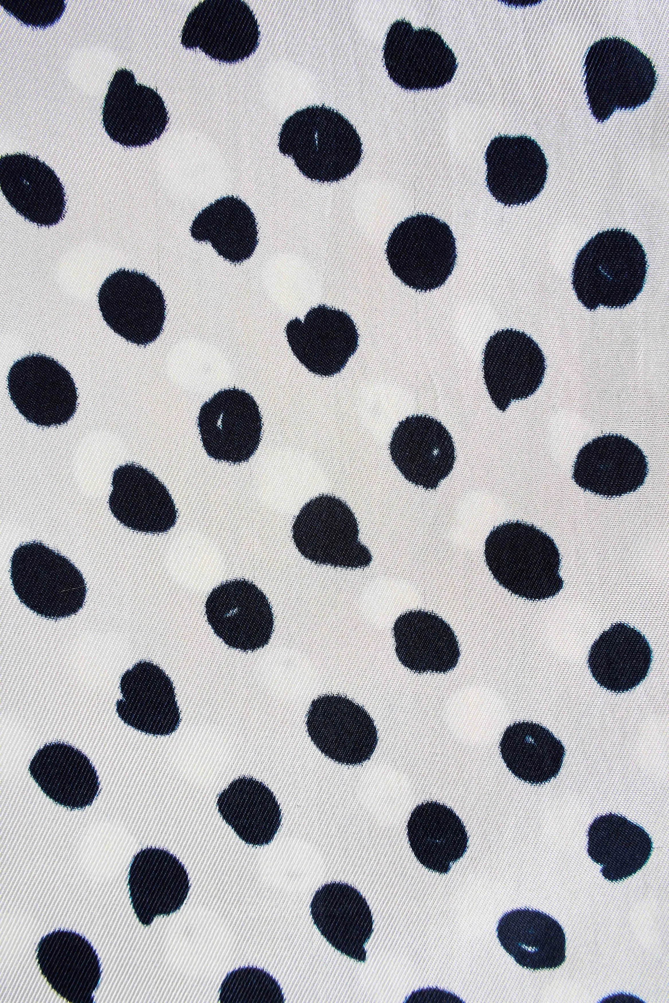 Navy Spot Silk Necktie