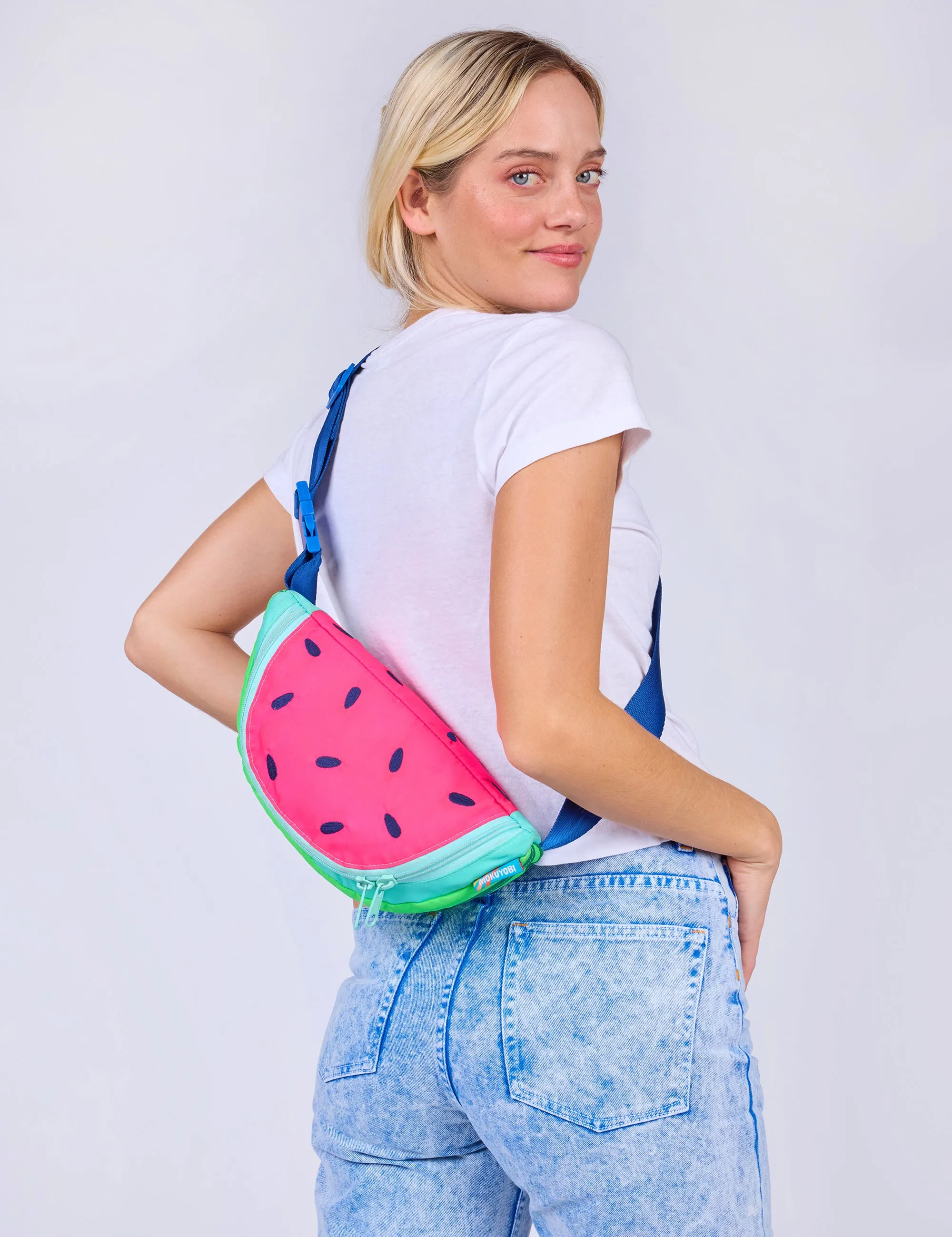 Neon Watermelon Slice Sling
