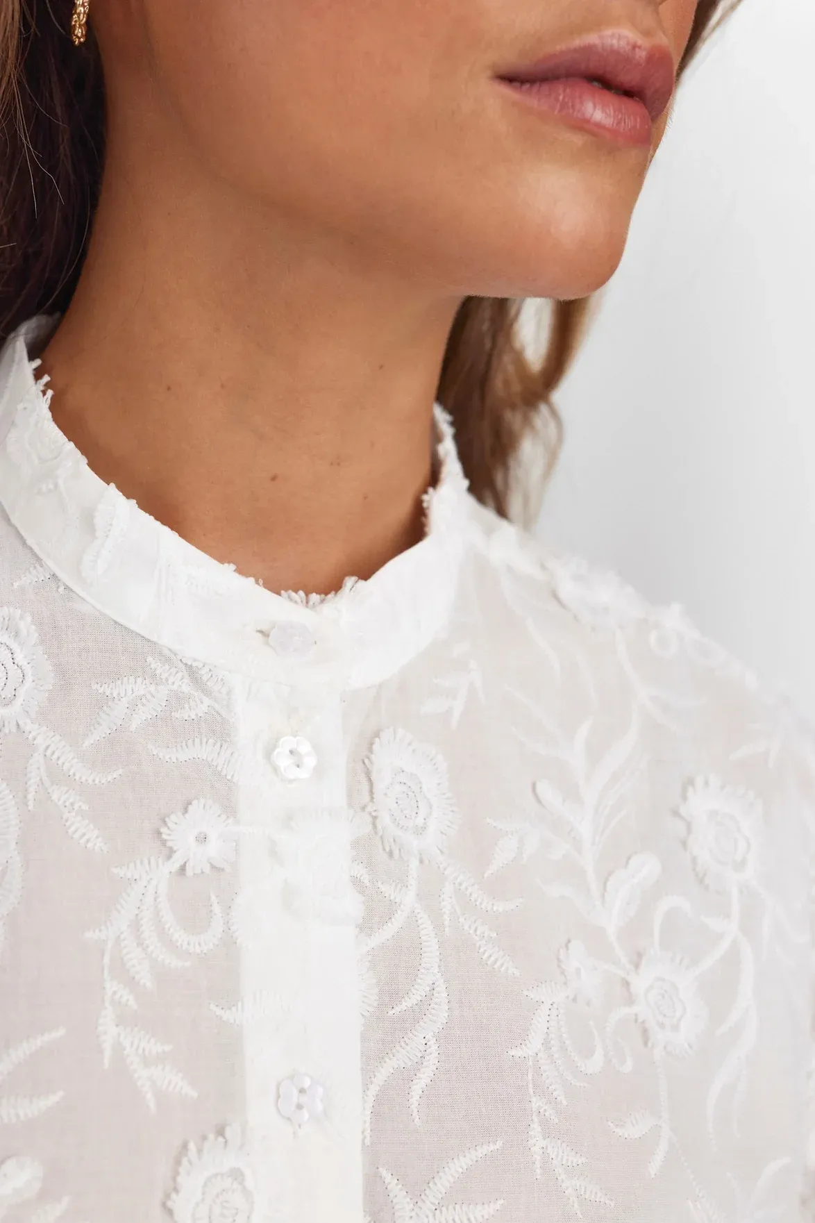 Numph Gisella Bright White Shirt