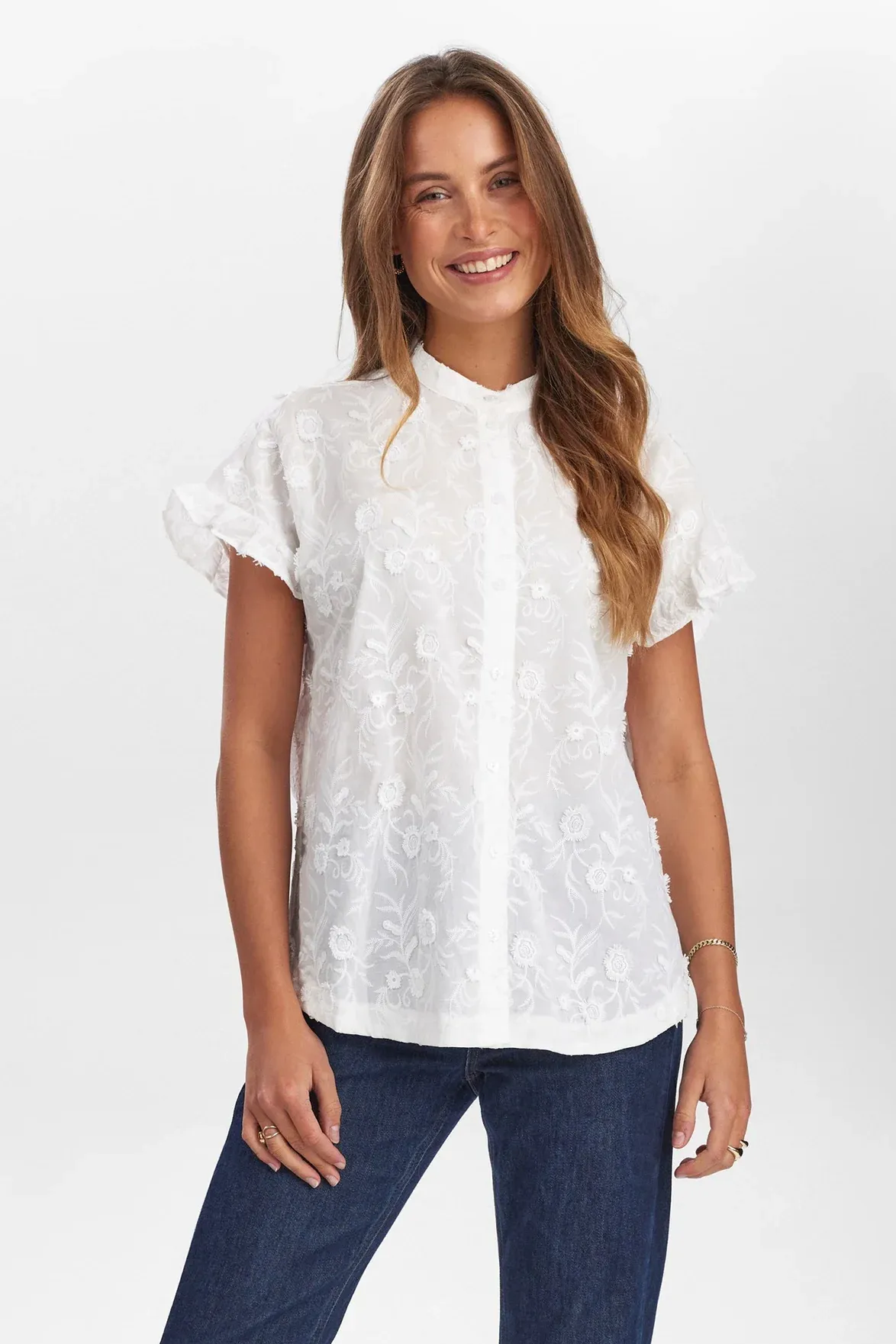 Numph Gisella Bright White Shirt
