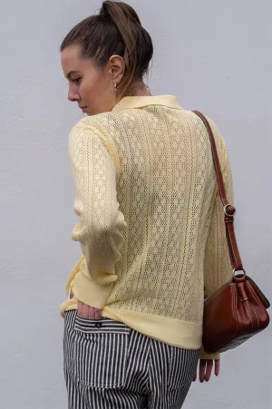 Numph Livas Golden Haze Long Sleeve Pullover