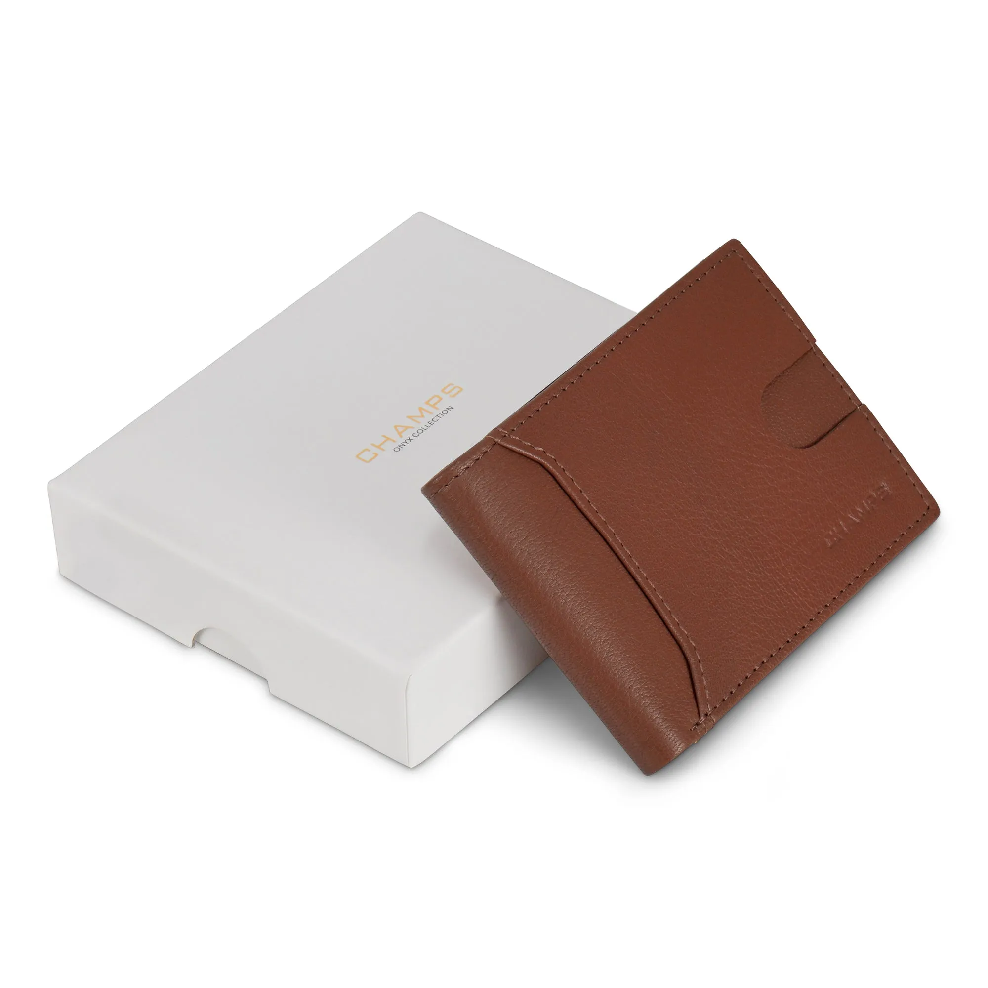 Onyx / Leather Access Bi-Fold Wallet