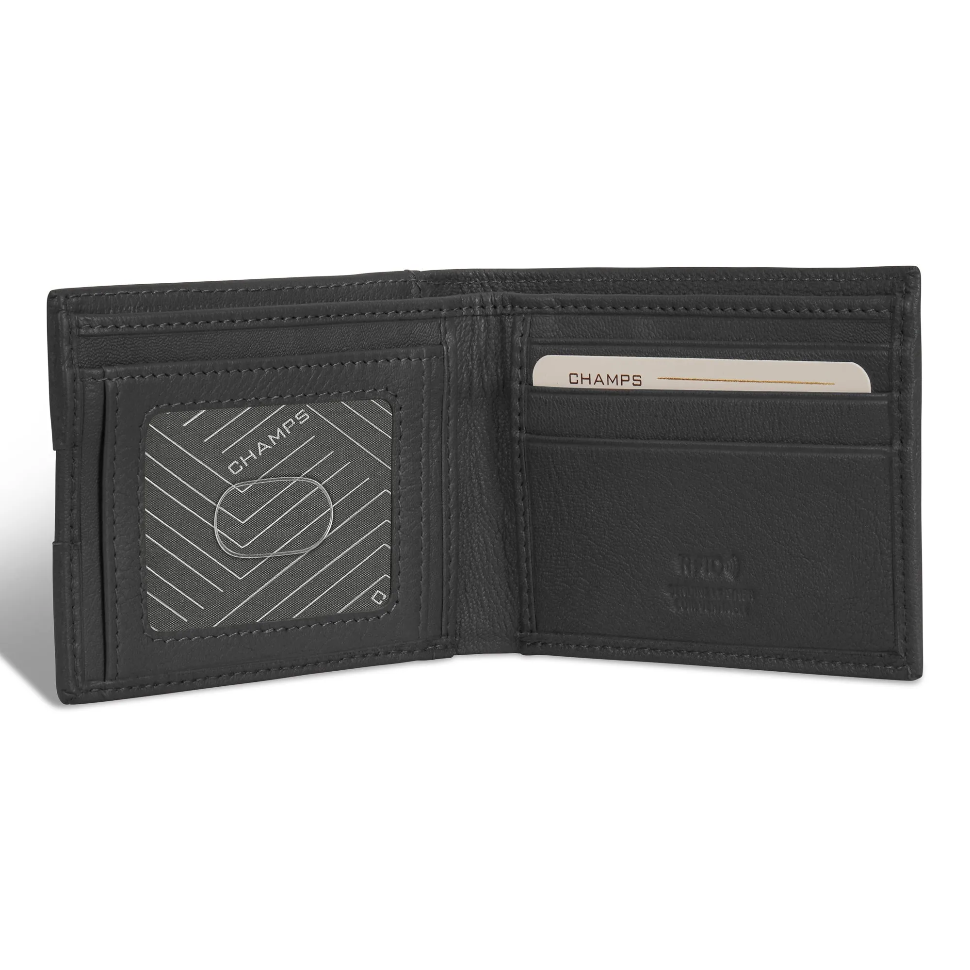 Onyx / Leather Access Bi-Fold Wallet