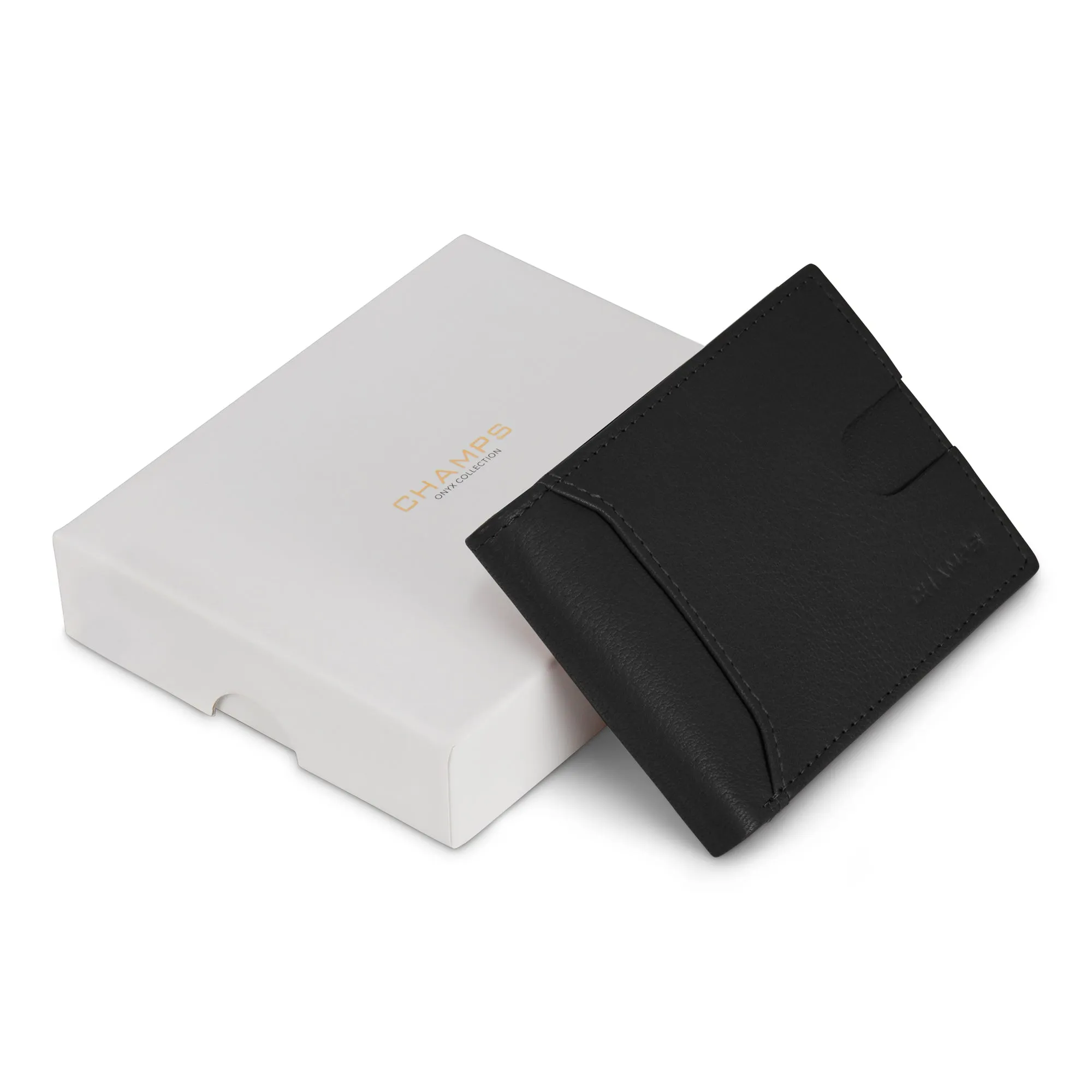 Onyx / Leather Access Bi-Fold Wallet