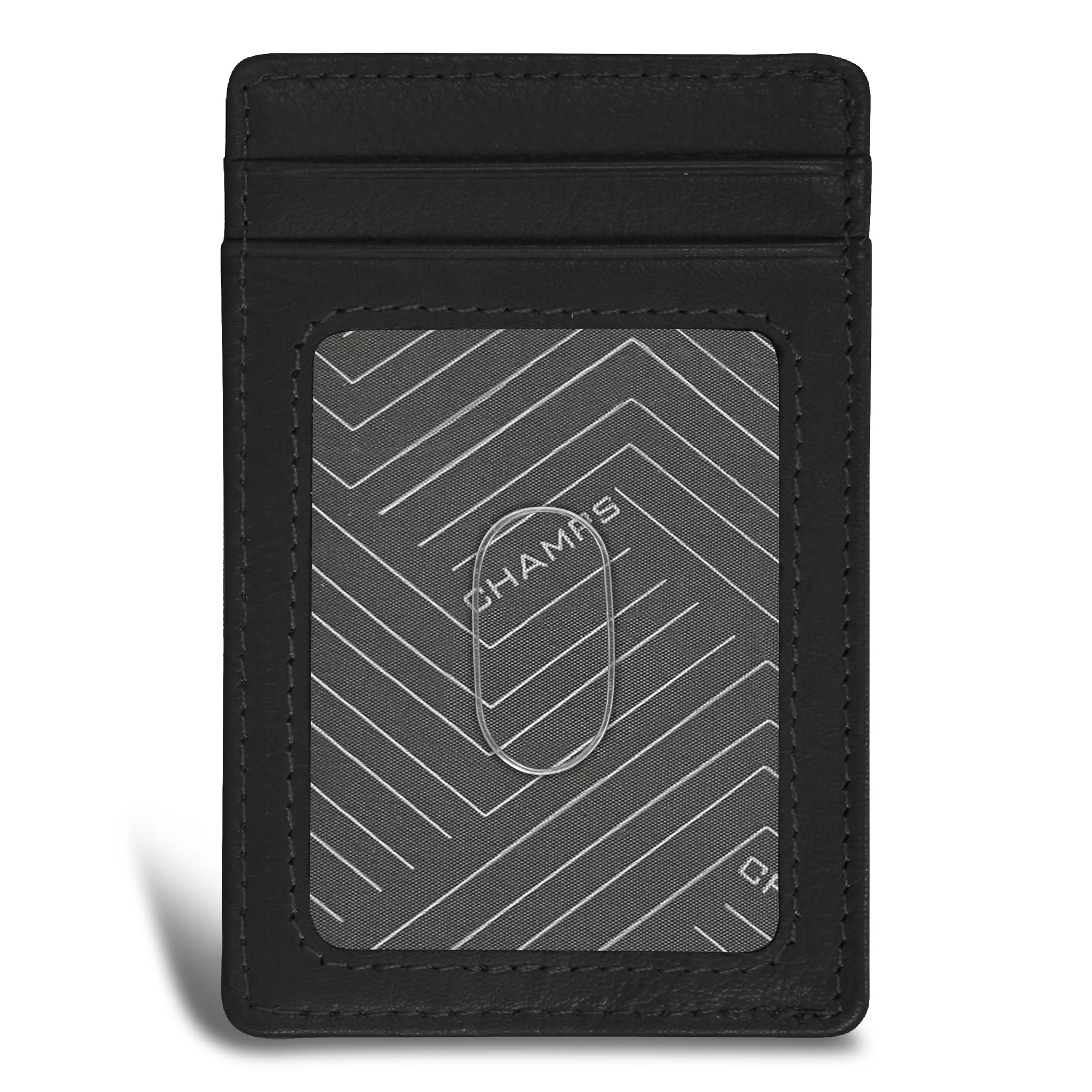 Onyx / Leather Access Card Case