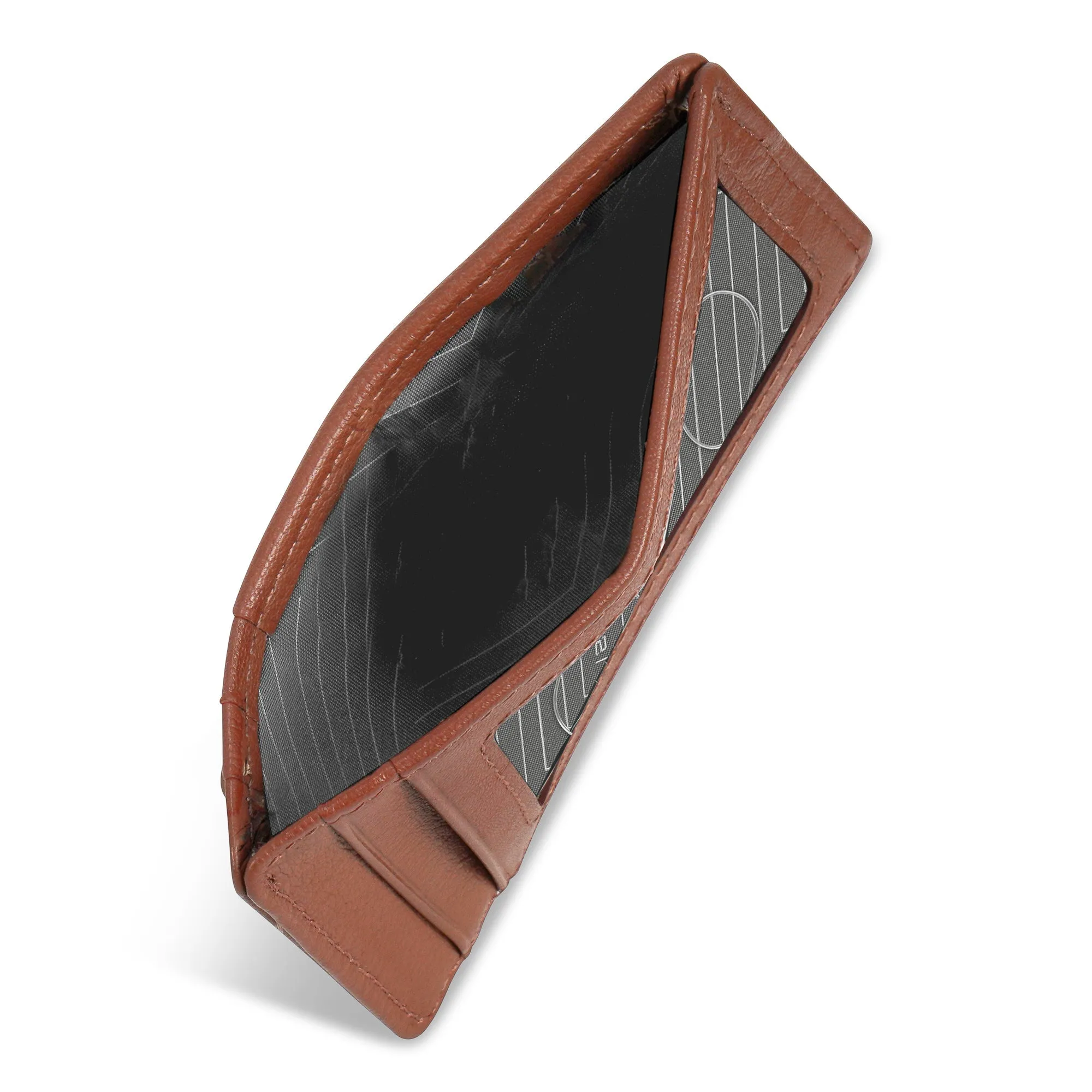 Onyx / Leather Access Card Case