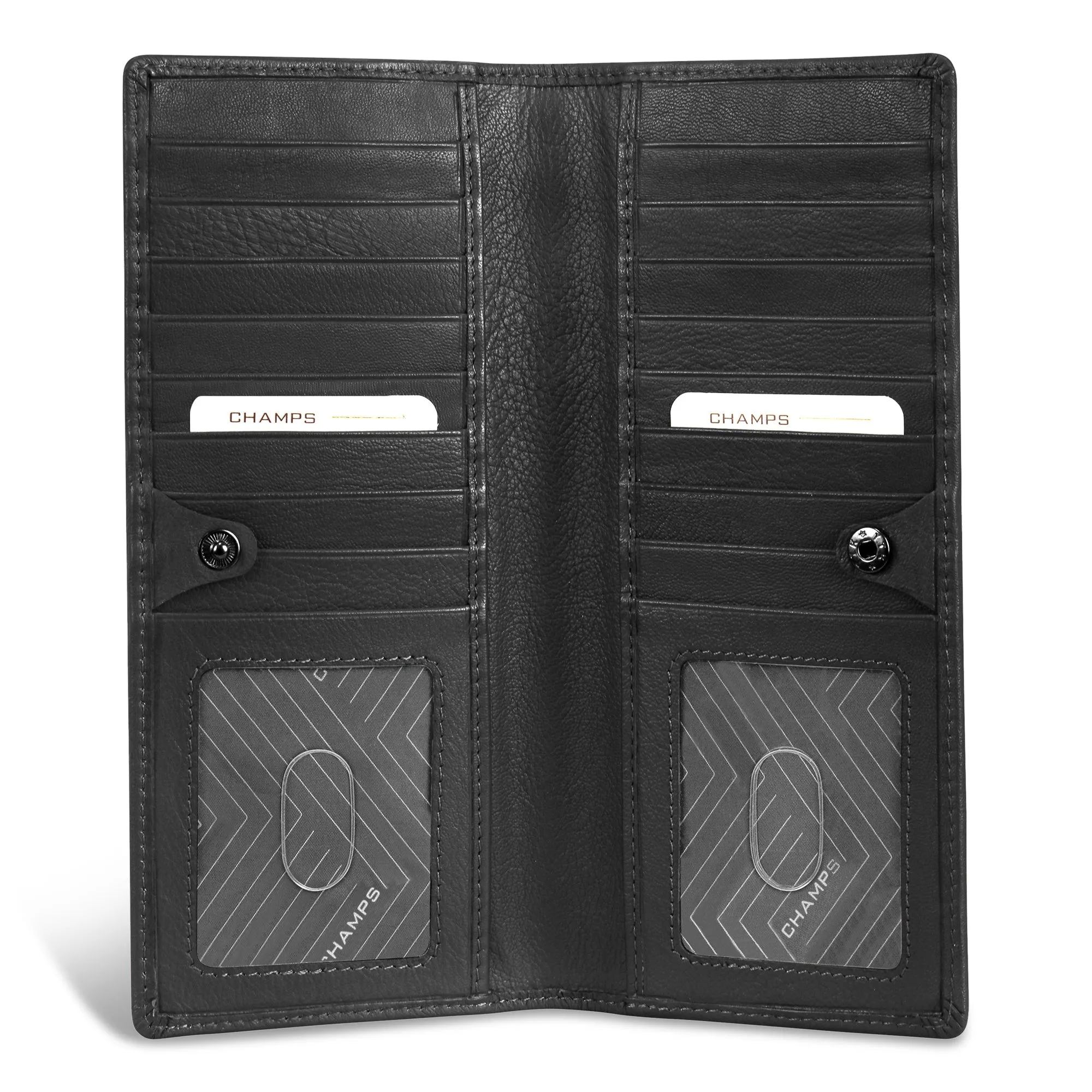 Onyx / Leather Breast Wallet