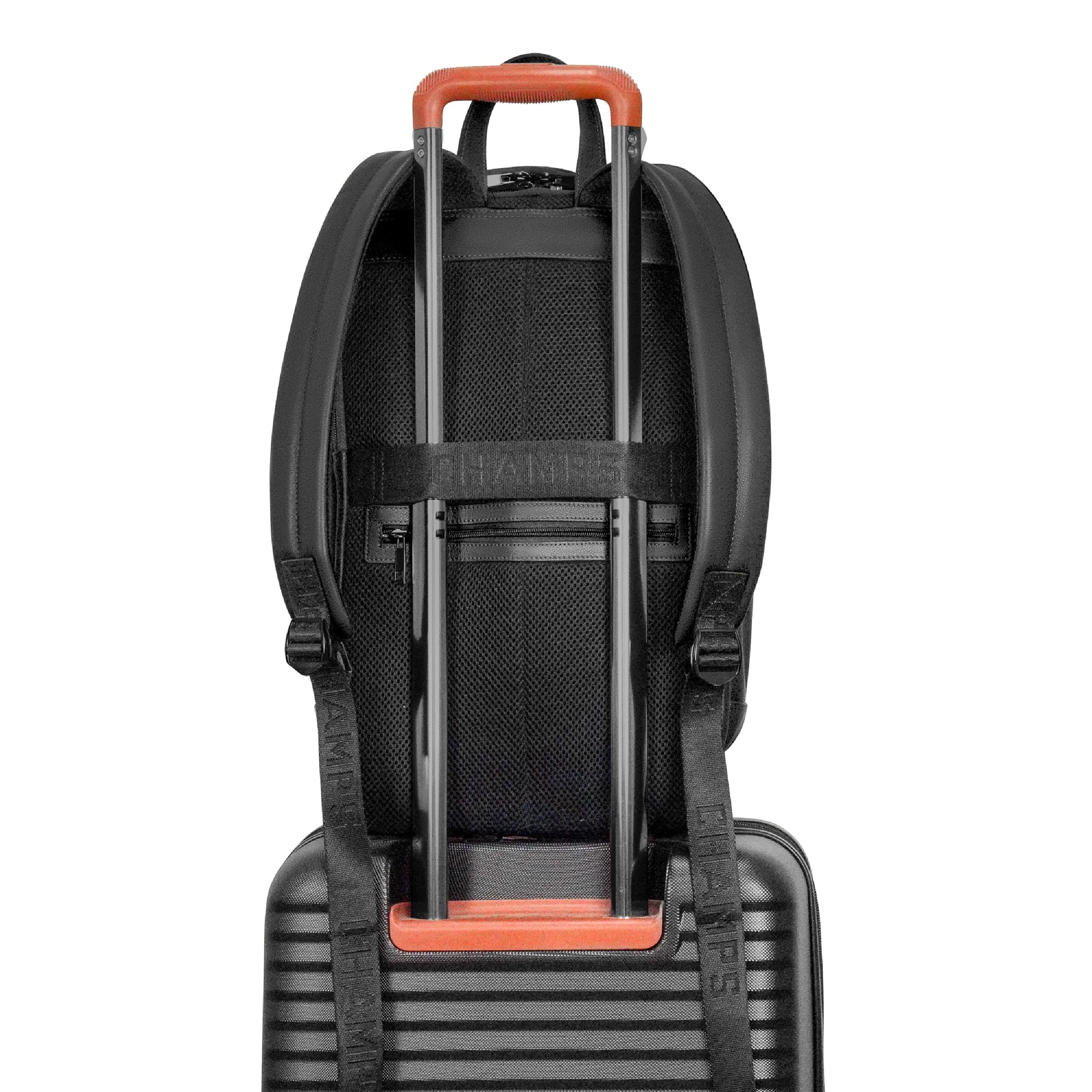 Onyx / Leather Classic Backpack