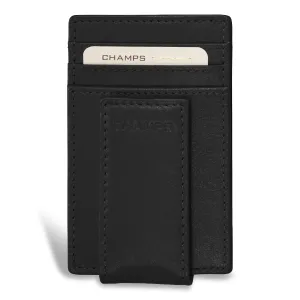 Onyx / Leather Mag Card Case