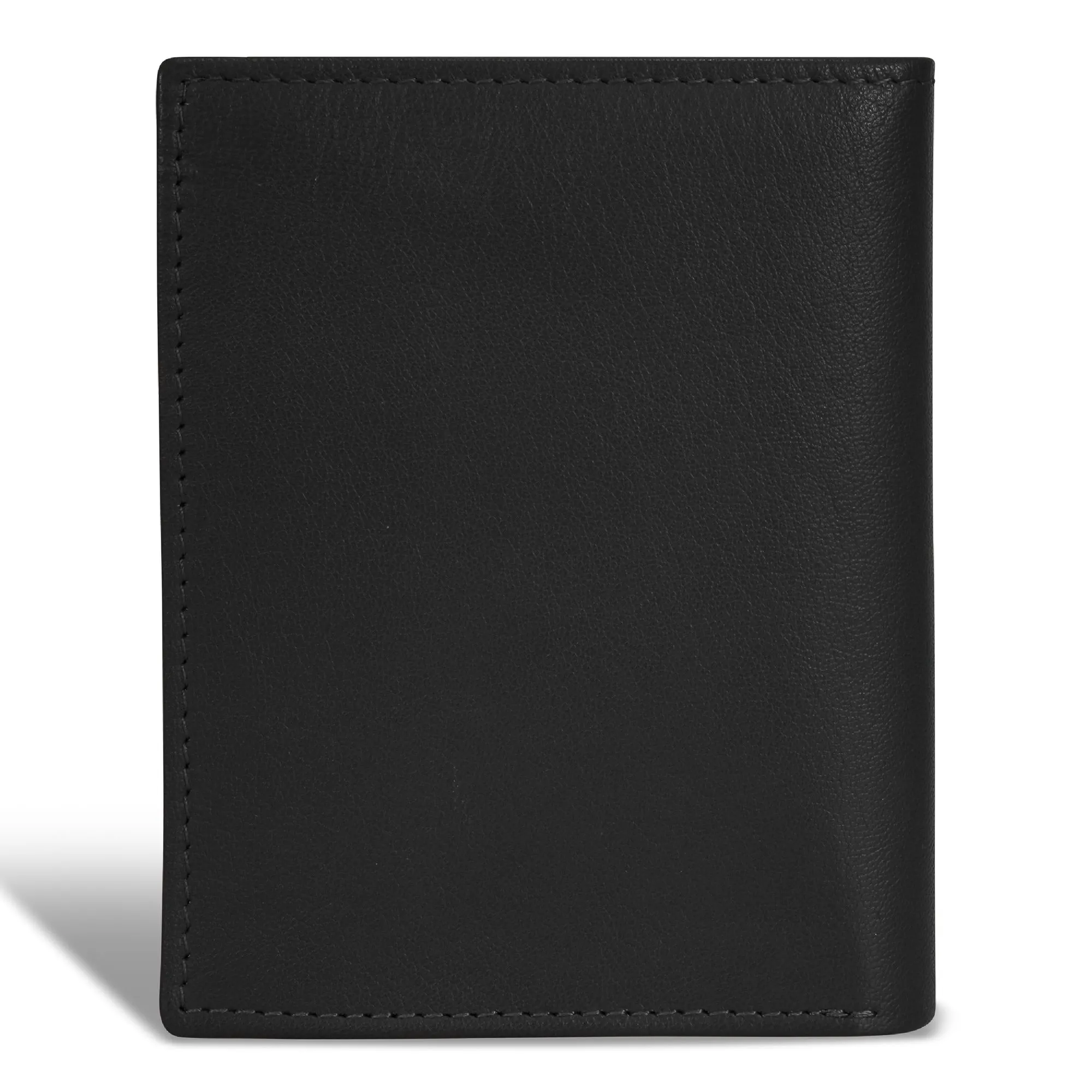 Onyx / Leather Vertical Wallet
