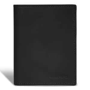 Onyx / Leather Vertical Wallet