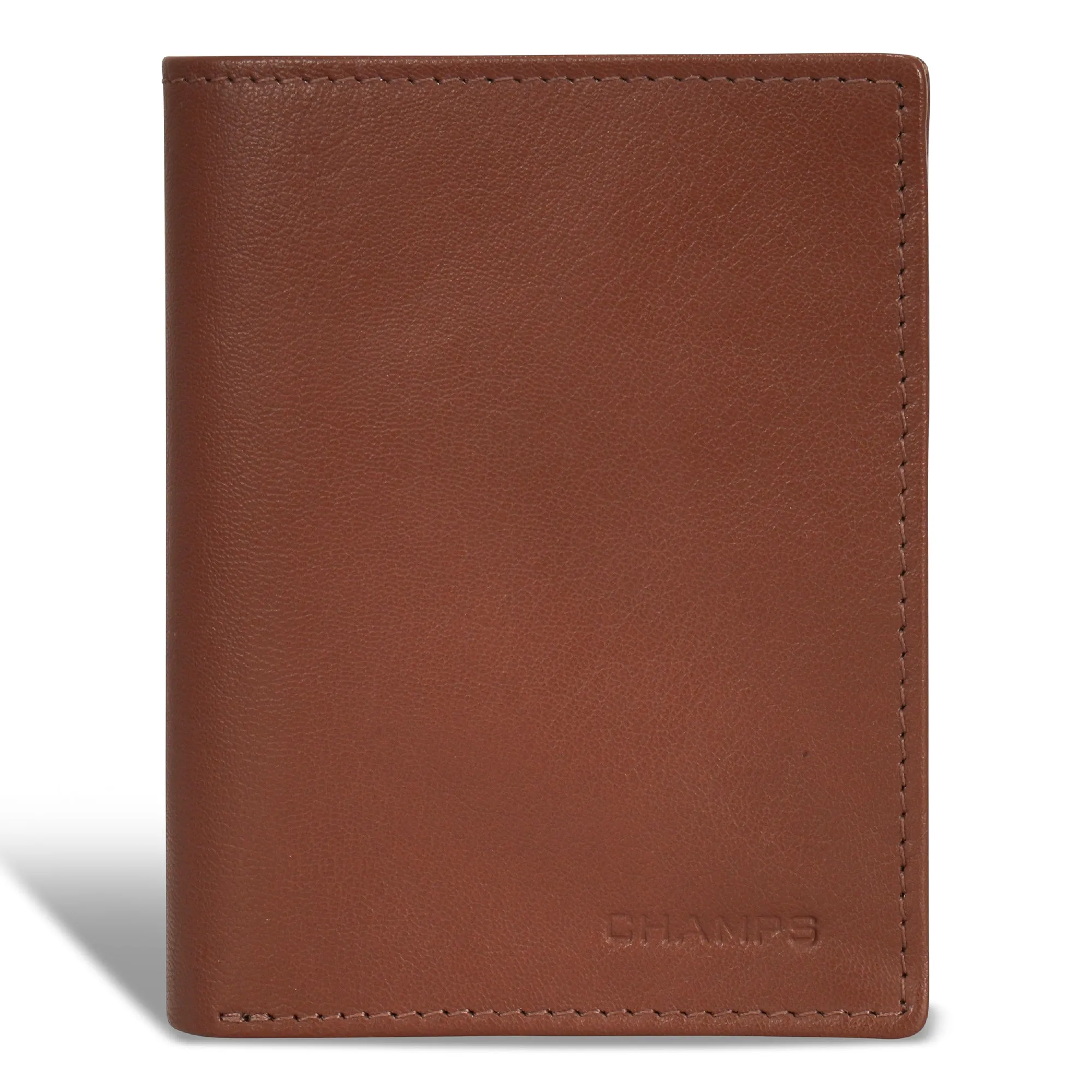 Onyx / Leather Vertical Wallet