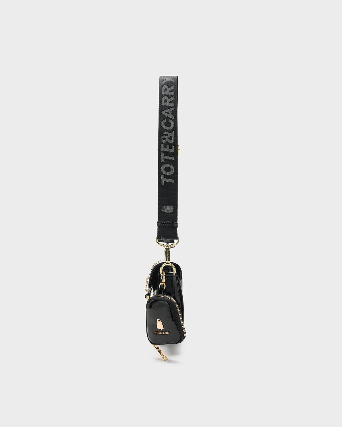 Patent Gun Messenger Bag in Black