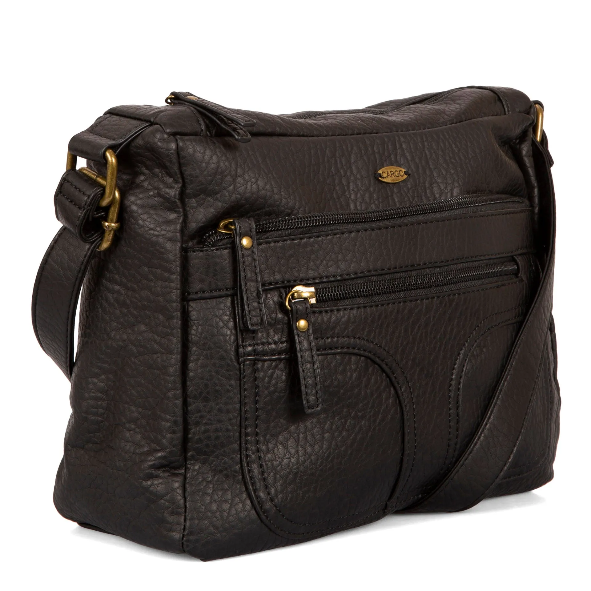 Pebbled E/W Crossbody Bag