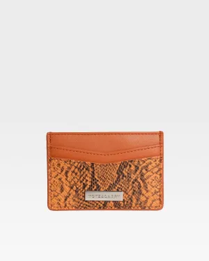 PY Card Holder Wallet in Brown
