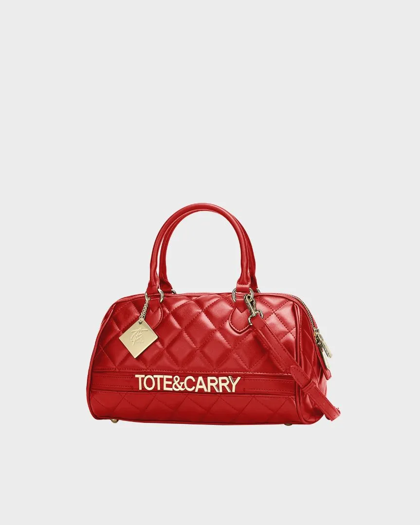 Quilted Couture Italy Purse in Red