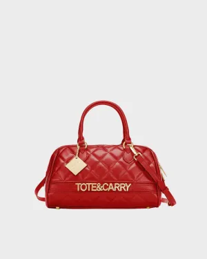 Quilted Couture Italy Purse in Red