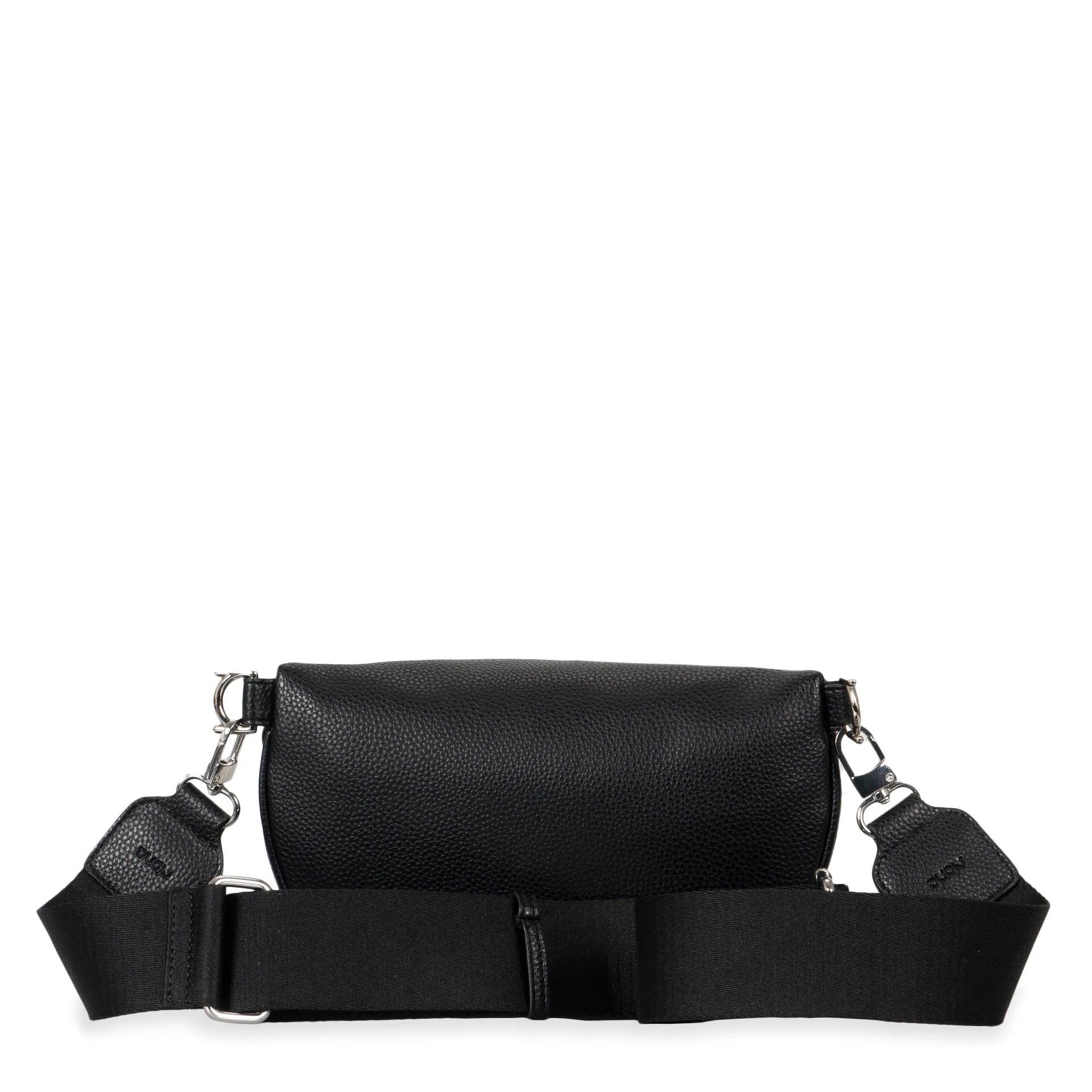 Riona Krystina RFID Waistbag. Black with webbing