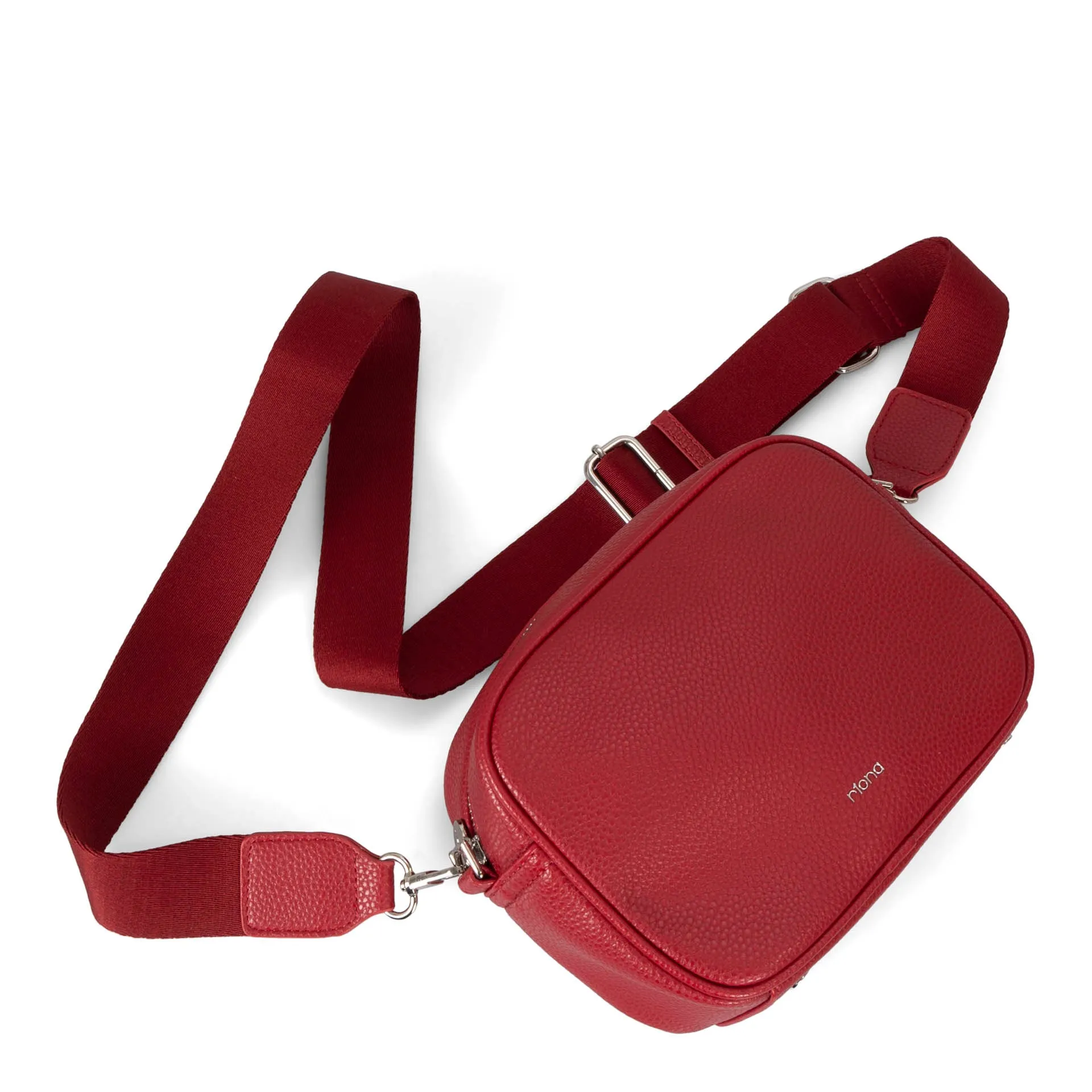 Riona Tina RFID Camera Bag Crossbody. Black