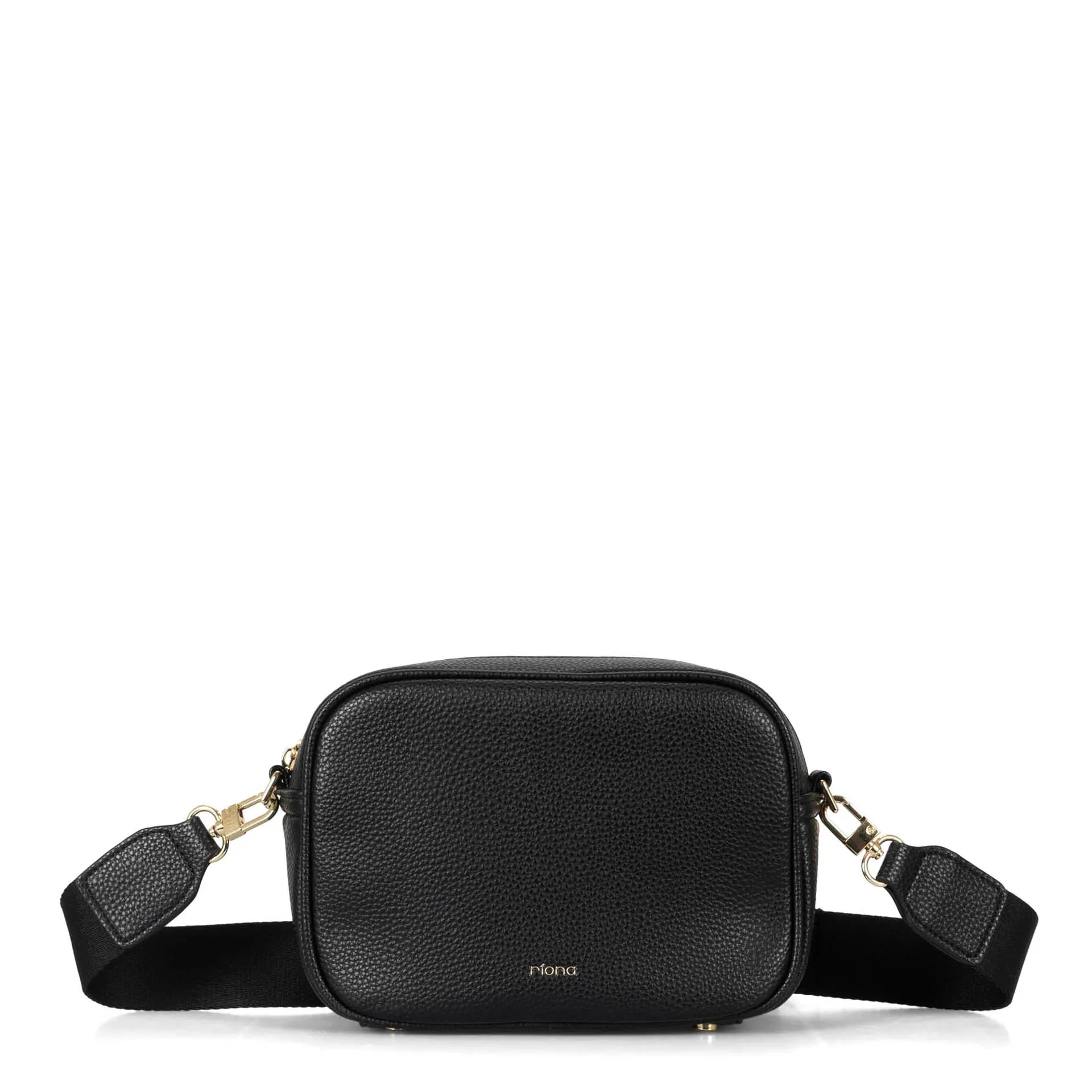 Riona Tina RFID Camera Bag Crossbody. Black