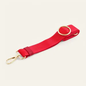 River Strap | Red with Gold hardware