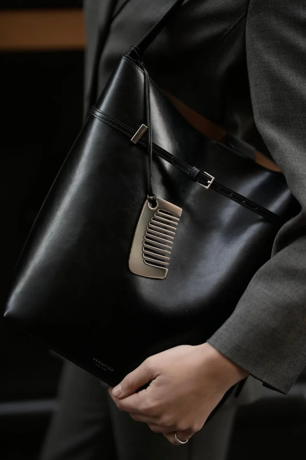 Silver Comb Charm