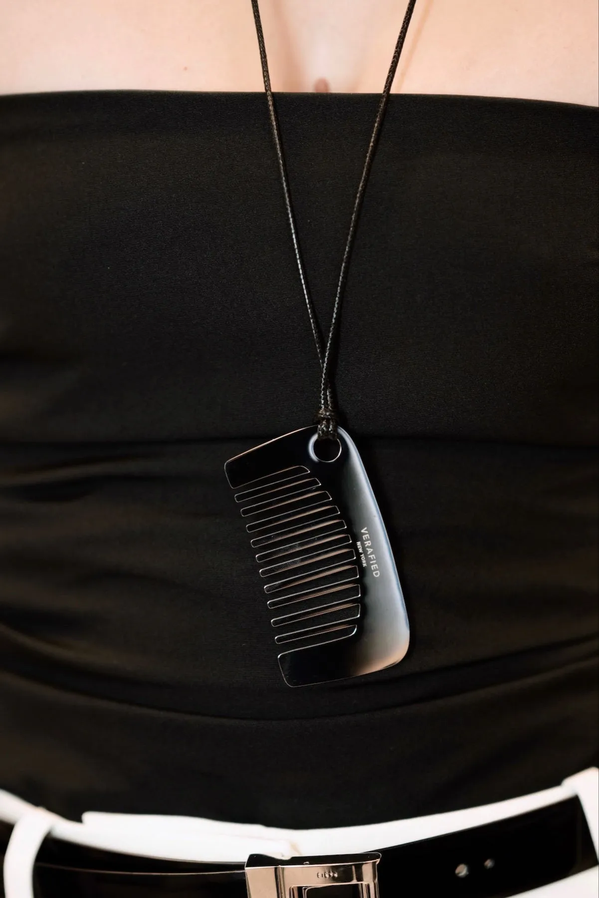 Silver Comb Charm