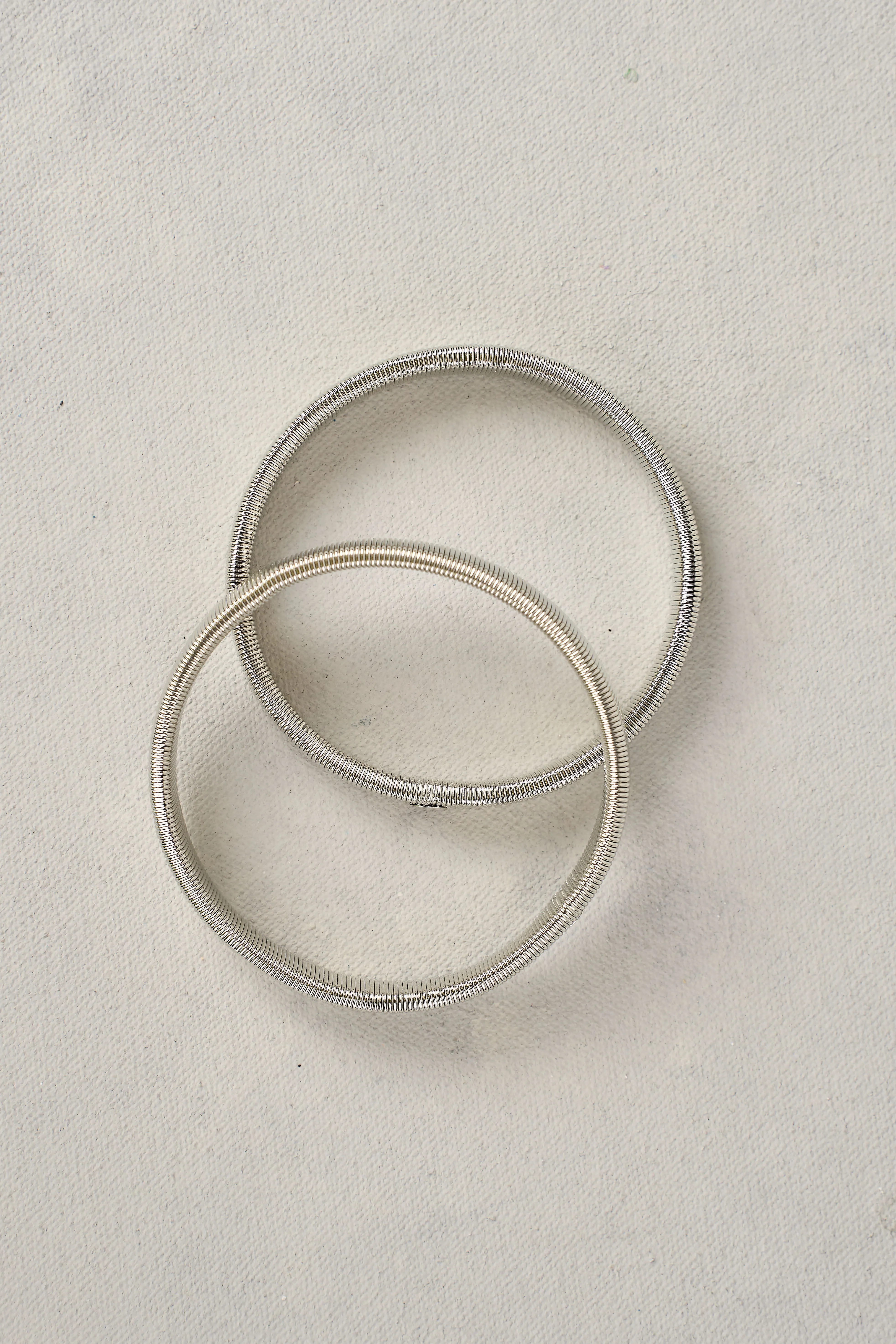 Sleeve Garter Pair - Silver