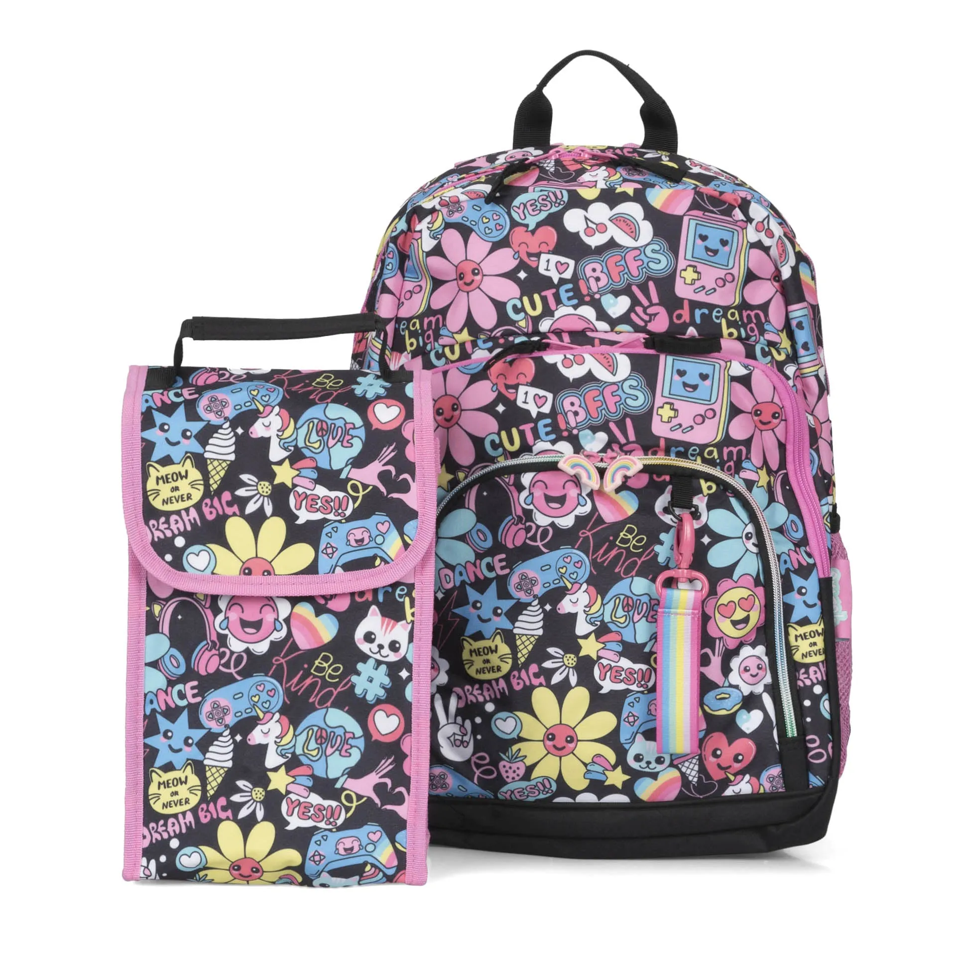 SMASH Backpack with lunch bag and key leash