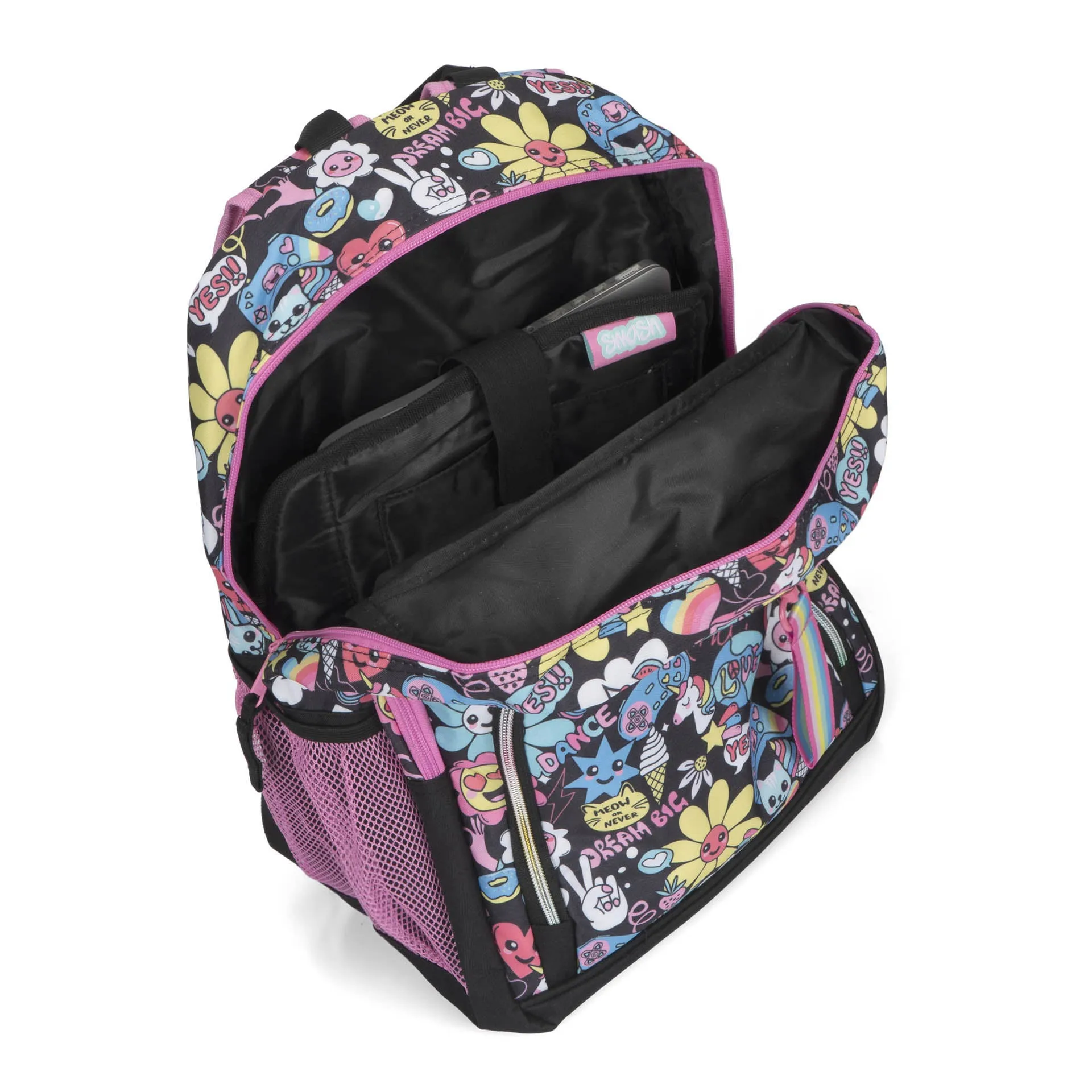 SMASH Backpack with lunch bag and key leash