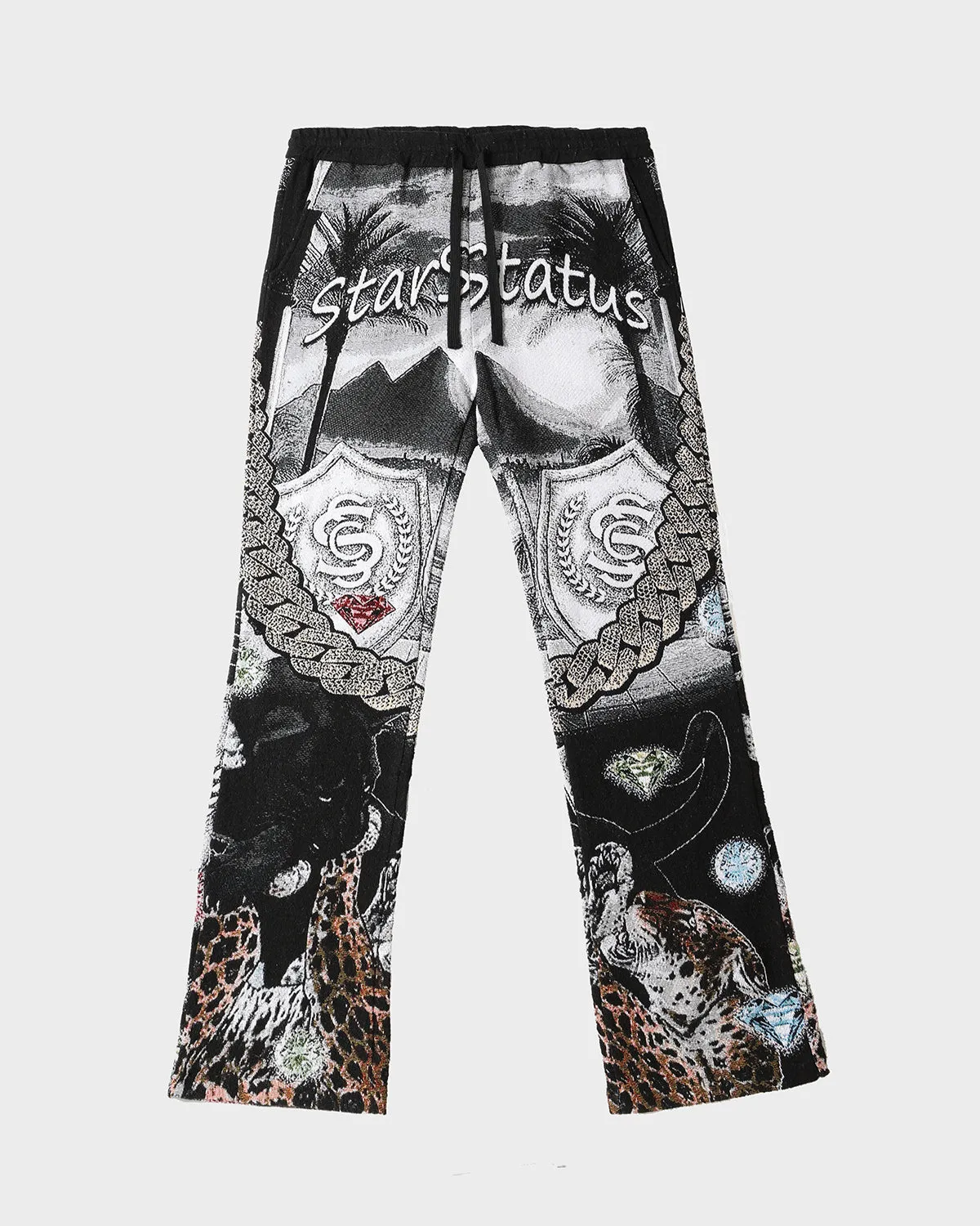 Star Status Black Panther Jacket Sweatpants set