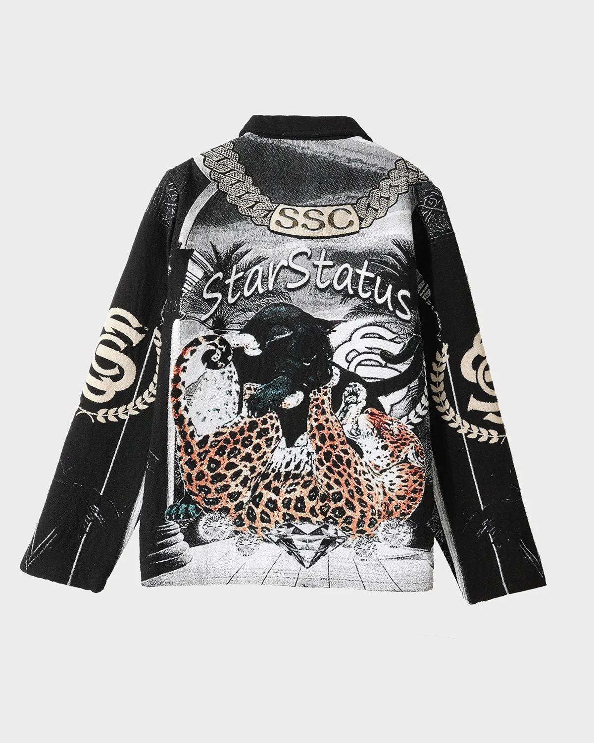 Star Status Black Panther Jacket Sweatpants set