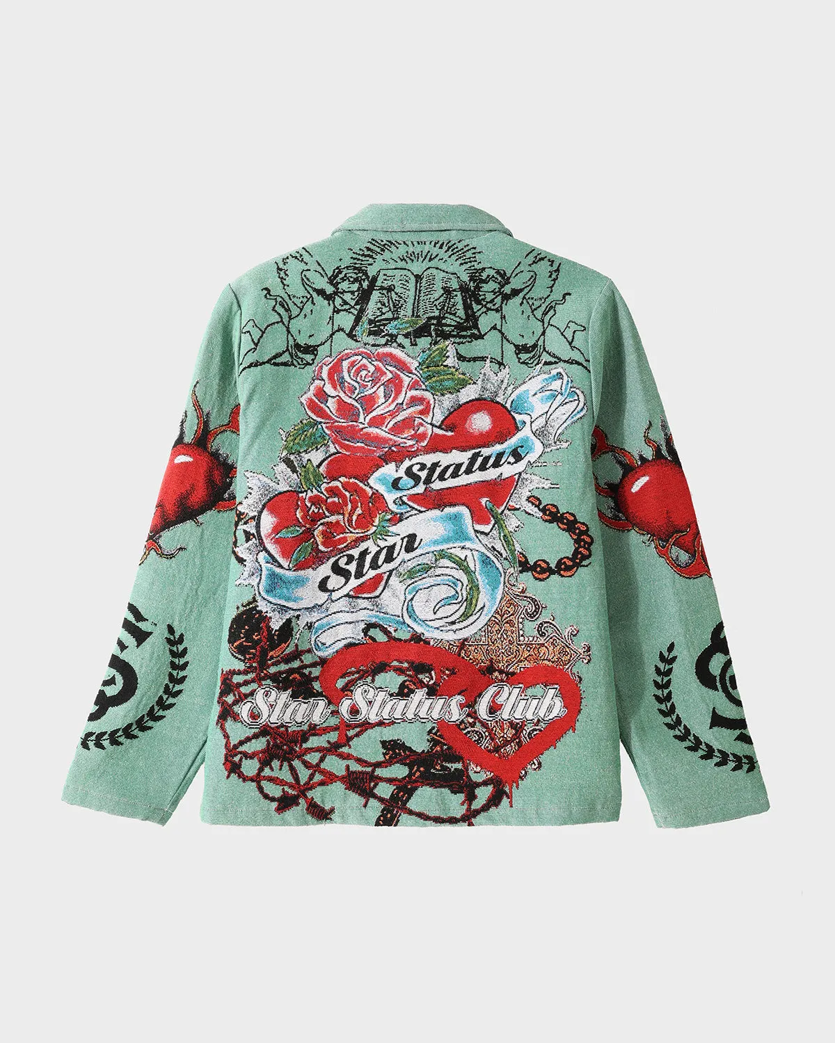 Star Status Jacket in Sea Blue