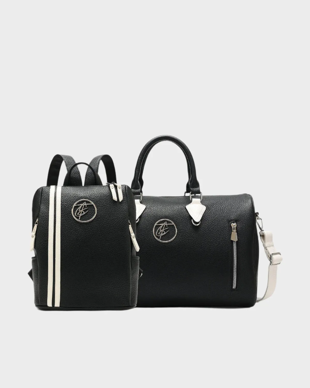Striped Sensation Travel Set in Black